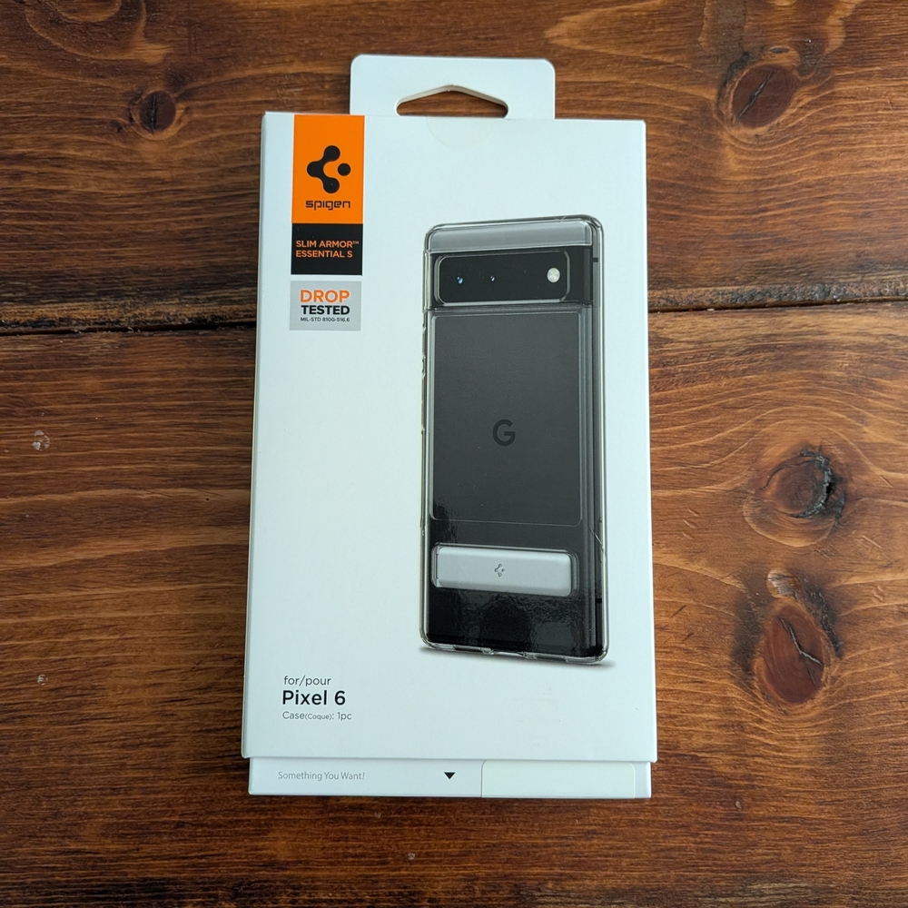 NEW Spigen Clear Phone Case For Pixel 6 with Stand